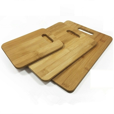 Tavola da taglio di legno spessa 285x210x8mm rettangolo per la preparazione dei cibi in cucina chef