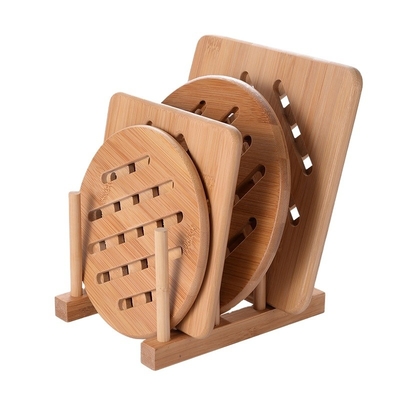 Sostenibili sottopiastre di sapone in legno Kit di porta sapone diretto con stand caffè cavo MB-KC043