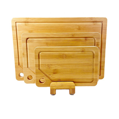 Tavola da taglio rettangolare BAMBOO con Juice Groove Strumento essenziale di cucina