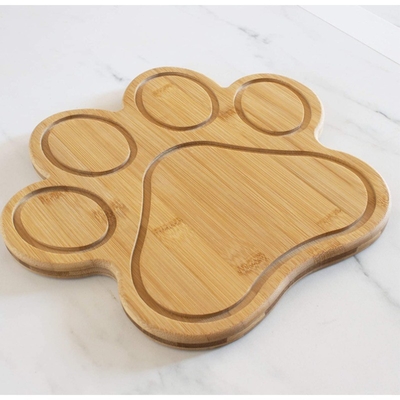 Tabella di taglio di formaggio di bambù con design unico