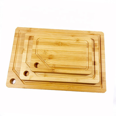 3 dimensioni Acacia/Bamboo Massiccio Legno Massello Tavola da Taglio Blocchi Custom inciso Kitchen Set