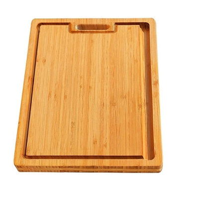 43.7x32x1.5cm Tavola da taglio in bambù grande con slot di succo semplice e sostenibile
