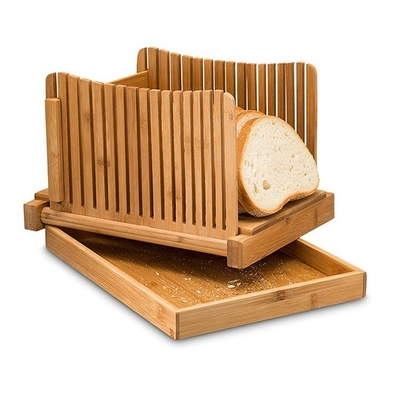 Apparecchiatura per tagliare il pane di bambù con design multifunzionale 34cm x 24cm x 21cm