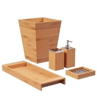Organizzatore di bagno in bambù sostenibile