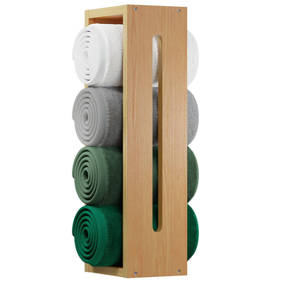 Bagno in legno Bambù Mensola per asciugamani Eco-friendly