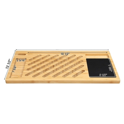 Sostenibile portabile di bambù Laptop Desktop Tray Stand Single Tier