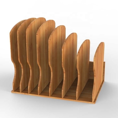 Portalibri per ufficio scaffalature scaffalature per libri in bambù con forma di nuvola e logo personalizzato