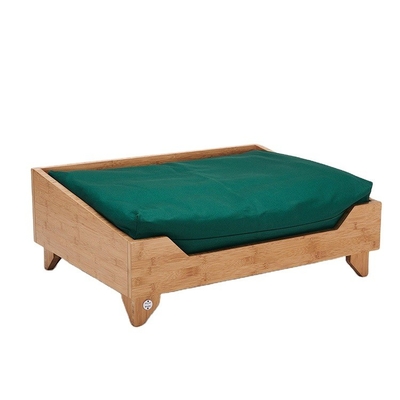 OEM Massiccio Bambù Cat Bed Frame Per Piccolo Medio Grande cane PET