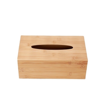 MB-HW096 semplice naturale di bambù rettangolare portacarta Tissue Servitaio scatola per cucina bagno